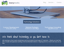 Tablet Screenshot of lowrymedia.com